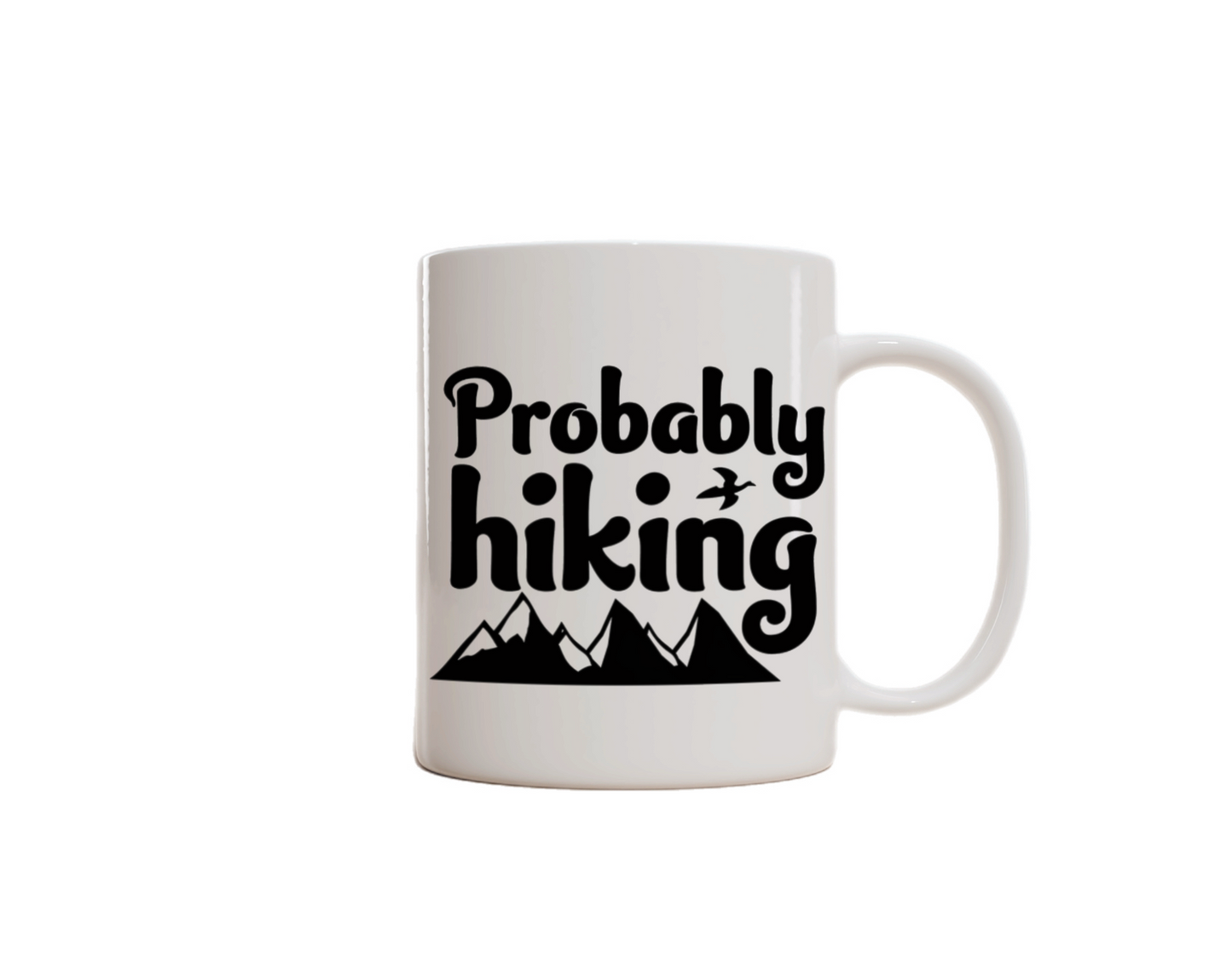 Hiking-Themed Charity Donation Mug. (Probably Hiking)