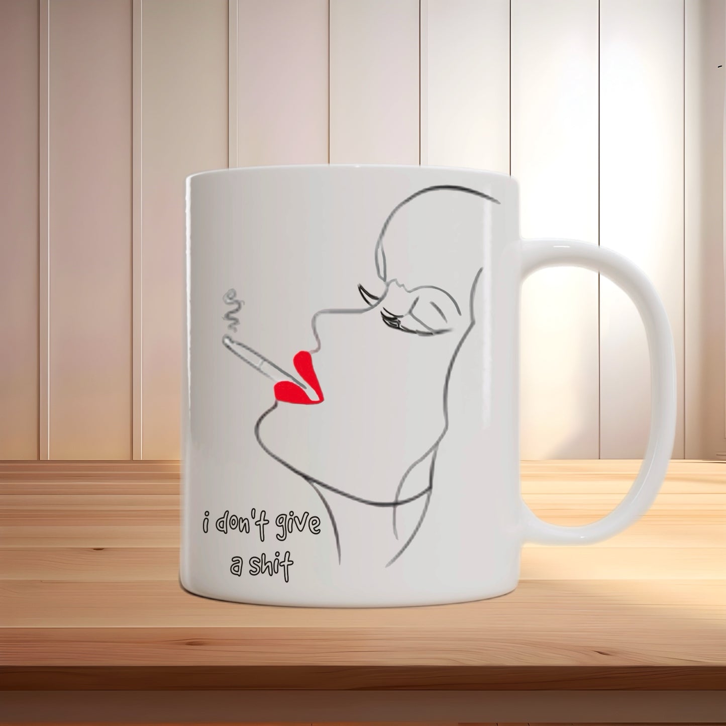 I Don’t Give a Sh*t – Bold Line Art Mug