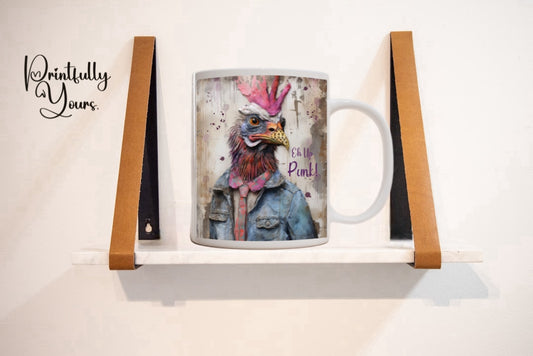 Eh Up, Punk – Graffiti Turkey Mug