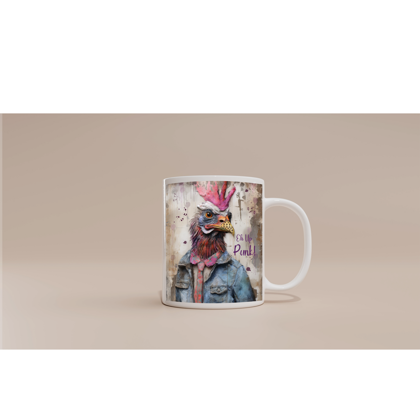 Eh Up, Punk – Graffiti Turkey Mug