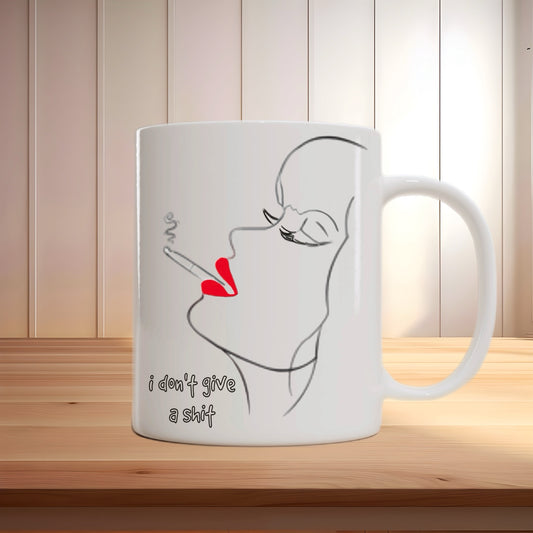 I Don’t Give a Sh*t – Bold Line Art Mug